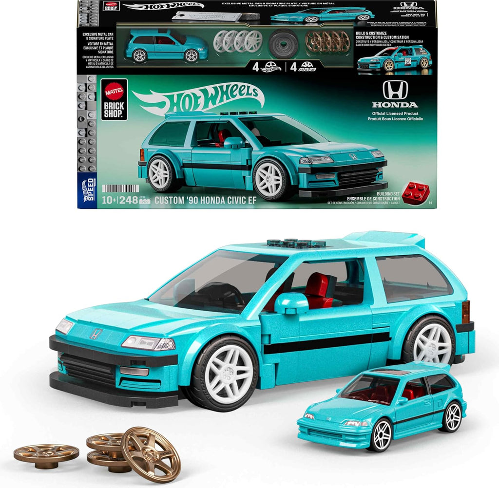 JHF62 Brick Shop Hot Wheels Custom ’90 Honda Civic EF