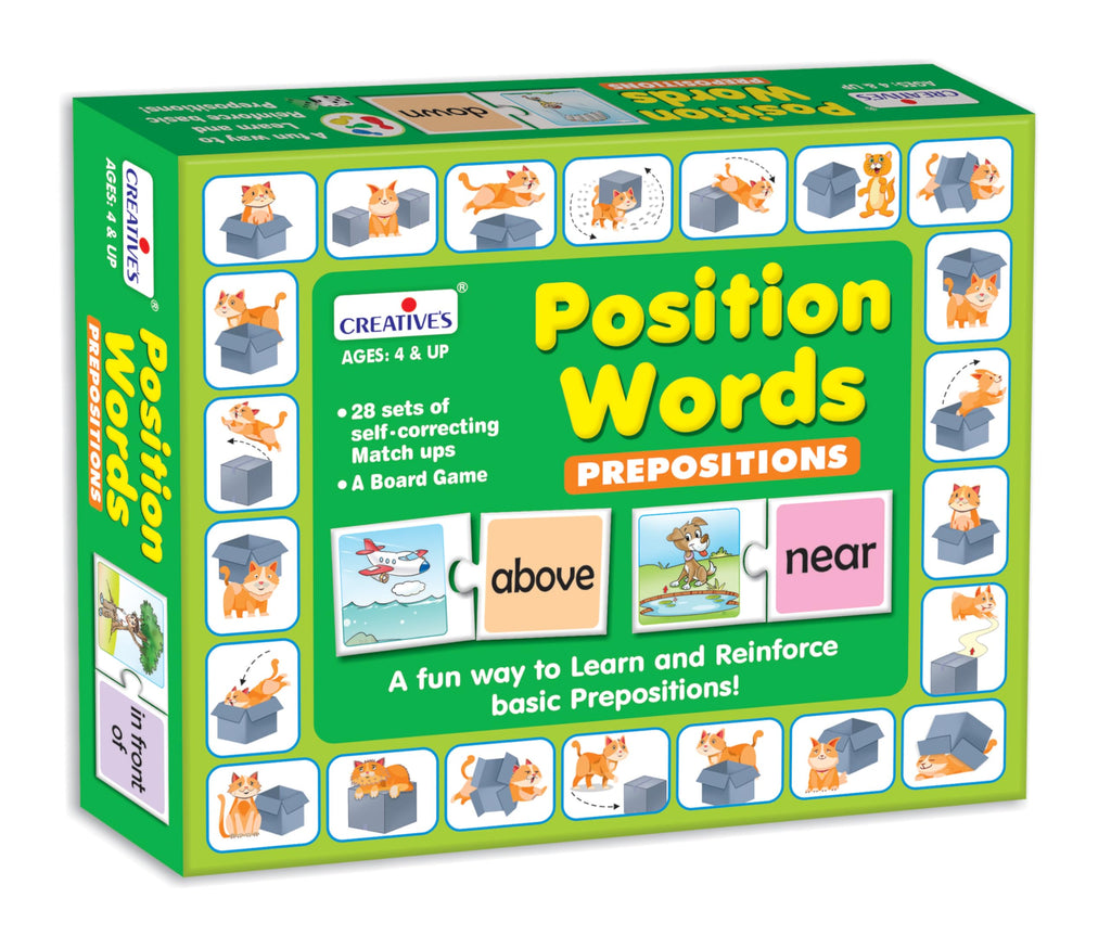 Adposition Words 0100 Prepositions - Position Words | Toysmalta