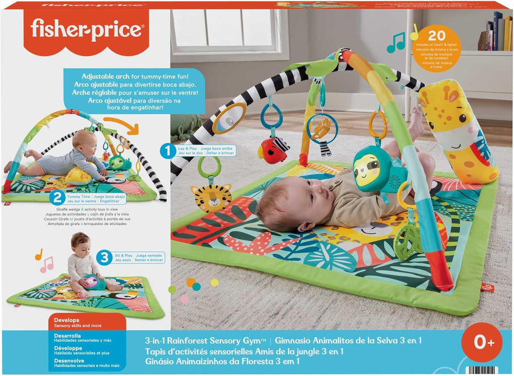HJW08 3-in-1 Rainforest Sensory Gym