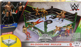 JDB55 WWE Bloodline Rules Playset with Ring & 2 Action Figures