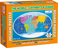 0448 The World Continents & Oceans