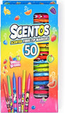 40745 Scentos Set of 50 Scented Fibre Tip Pens