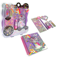 252GD Glow in the Dark Unicorn Style Notebook