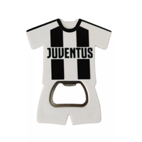 8648 Juventus fridge magnet, beer opener jersey-shaped striped