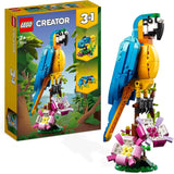 31136 Creator 3 in 1 Exotic Parrot to Frog to Fish