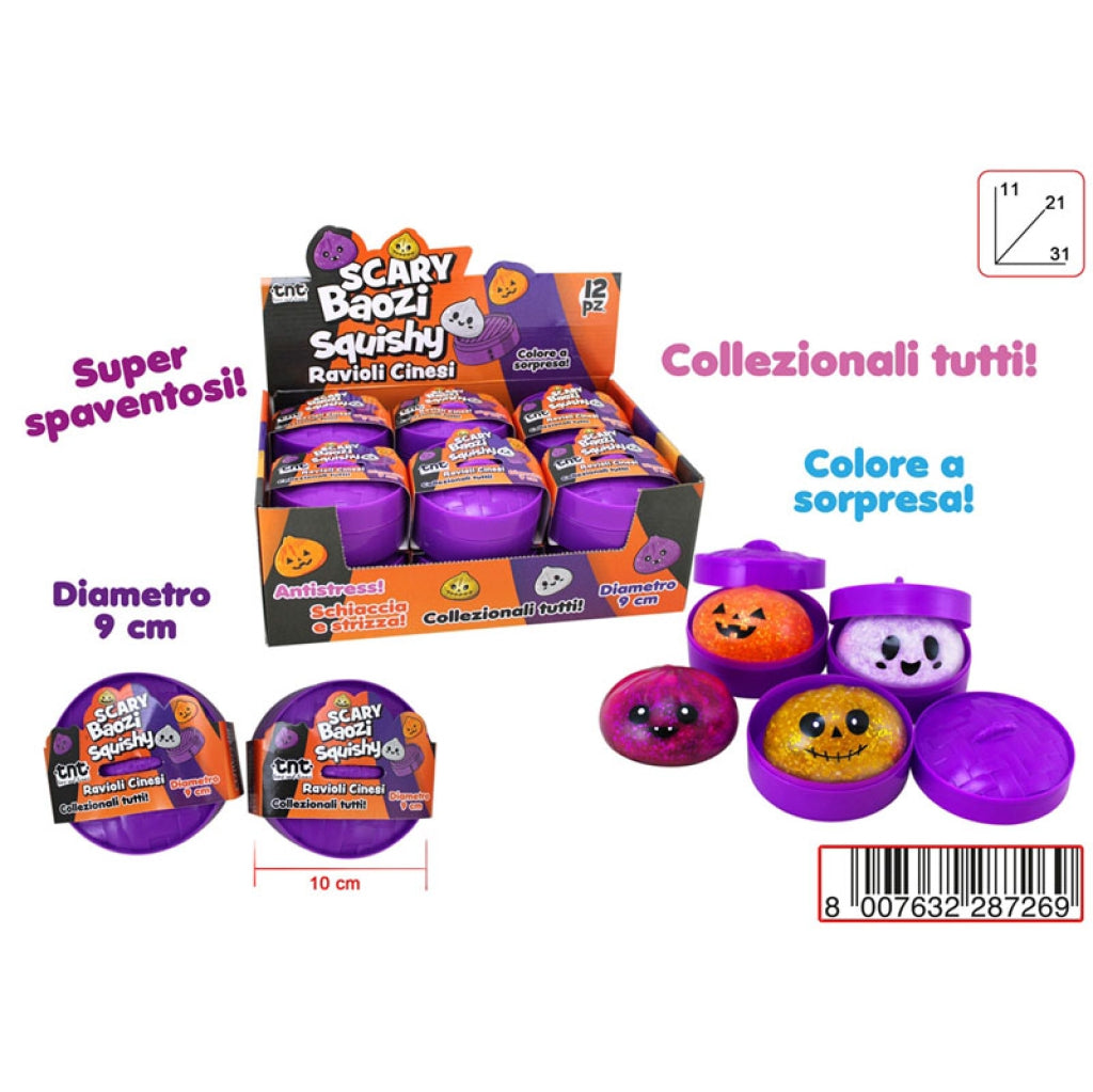 28726 Halloween SQUISHY Dumplings 9cm