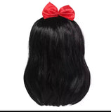 070 Black Snow white Wig