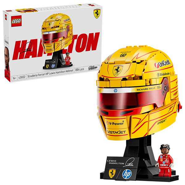 LEGO 43022 Scuderia Ferrari HP Lewis Hamilton Helmet