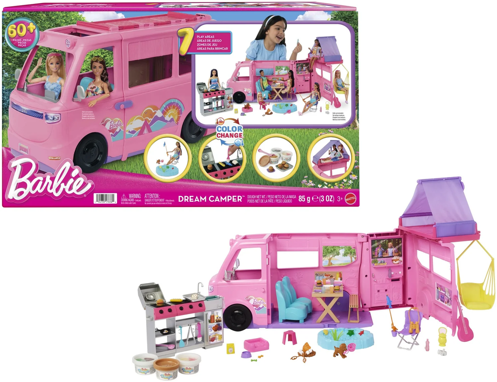 HRJ78 BARBIE DREAM CAMPER VEHICLE PLAYSET