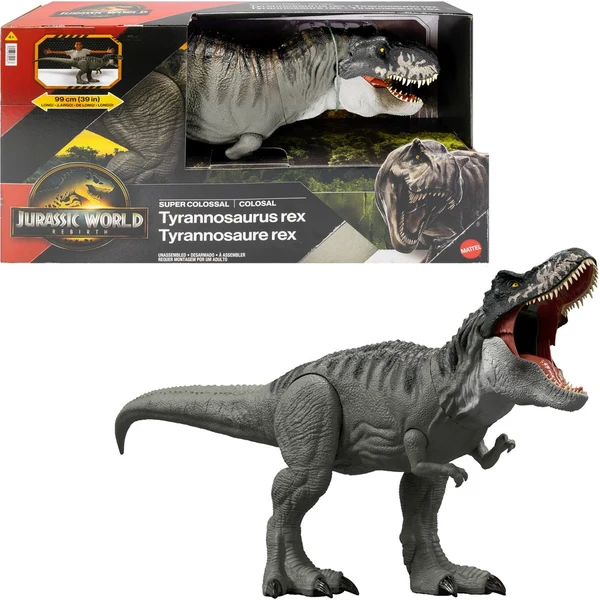 JGB52 JURASSIC WORLD REBIRTH SUPER COLOSSAL TYRANNOSAURUS REX