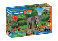 72068 Elephant with Zookeeper