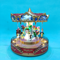 IDCM890 Christmas Carousel With Lights