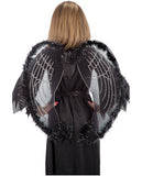 6376 Black angel wings