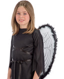 6376 Black angel wings