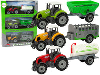14853 Set of Tractors with Trailers 3 Colors