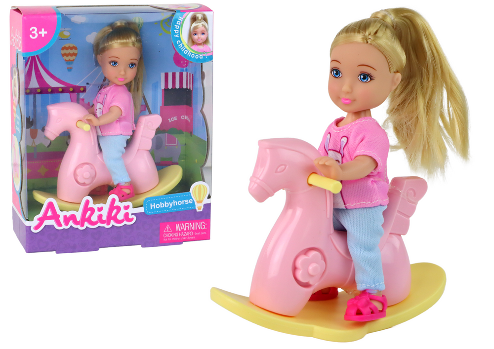 Doll rocking horse sales