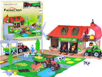 13609 Large Farm Tractor with Trailer