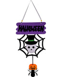 9384 Hanging Felt Spiderweb