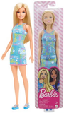 HGM59 Blue Barbie Logo Print Dress