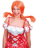 2813 Orange Plaits Wig