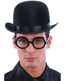 6814 Round black glasses