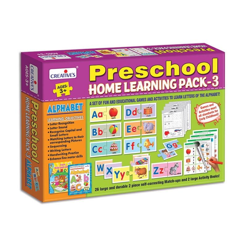 0447 Preschool Home Learning Pack- 3 “Alphabet”