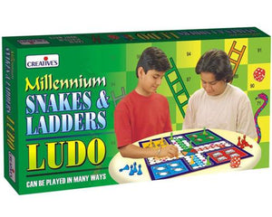 0821 Millennium Snakes & Ladders/Ludo