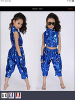 0677 Hip Hop Blue Outfit