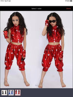 0677 Hip Hop Red Outfit