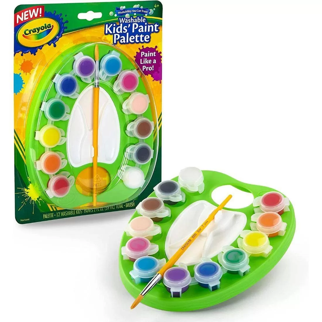 1066 Crayola Washable Kids Paint Palette Toysmalta