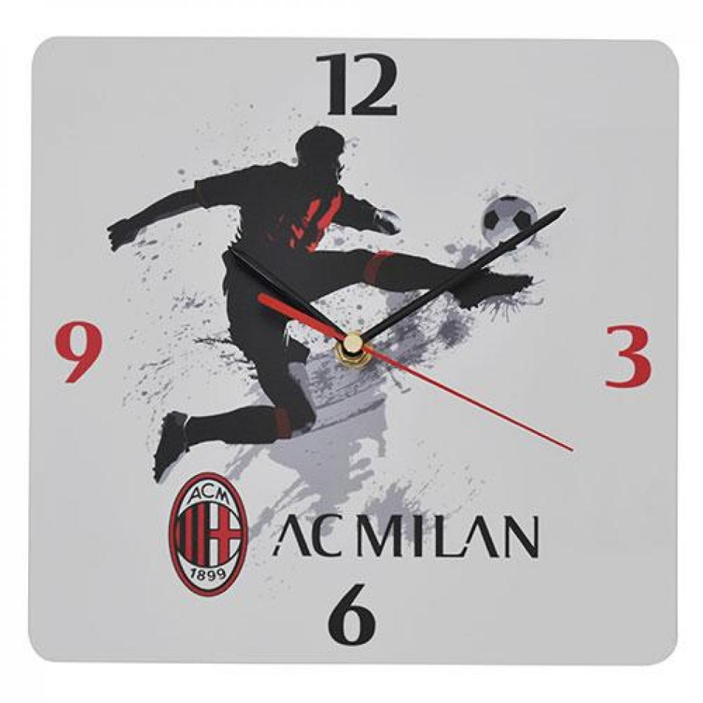 1520 AC MILAN PLEXIGLASS WALL CLOCK Toysmalta