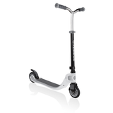 473-160 Globber Flow Foldable 125 White And Black 2-Wheel Scooter