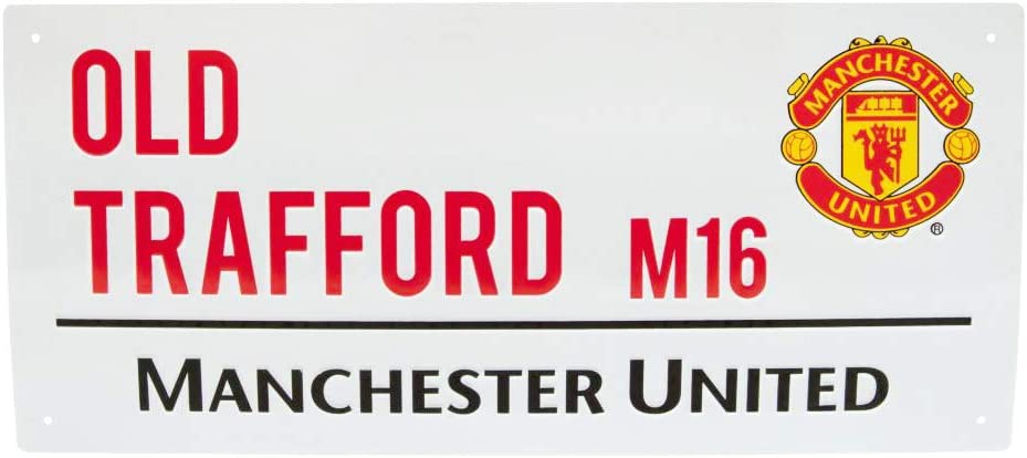 Club Licensed Man Utd Street Sign