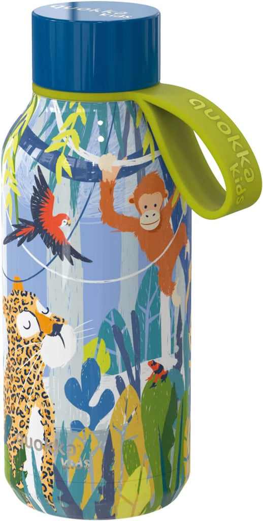 Kids Solid Thermal Bottle with Jungle Hanger 330 ml