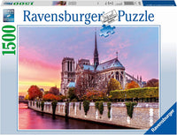 16345 – Painterly Notre Dame Jigsaw Puzzle 1,500 Pieces