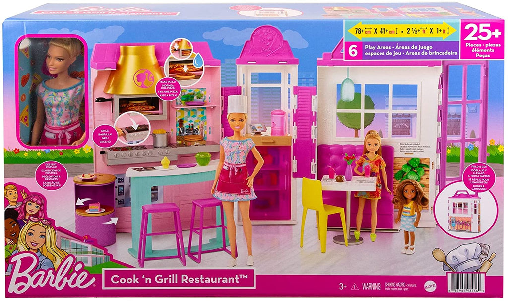 HBB91 Barbie Restaurant Playset