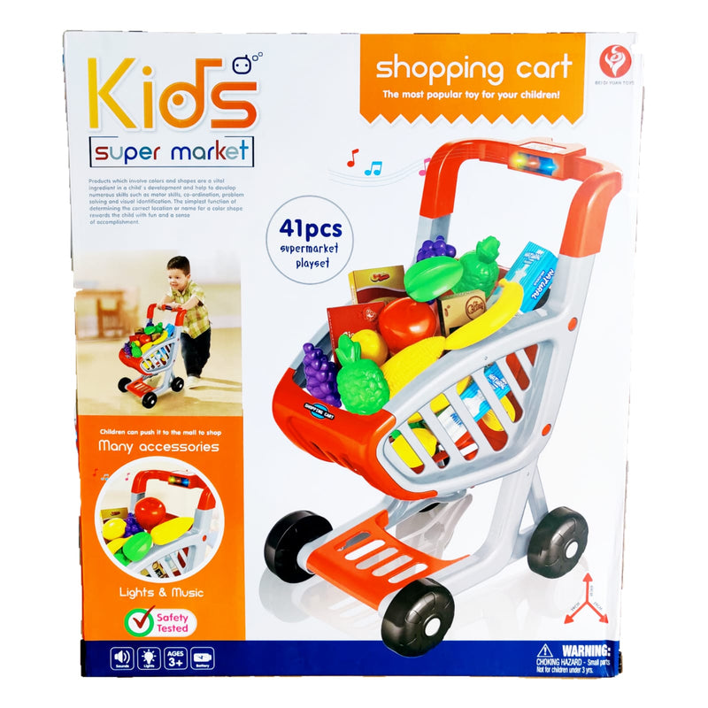 915588 Supermarket Shopping Cart Trolley Toysmalta