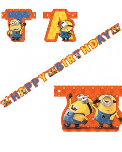 997977 Minions Birthday Banner