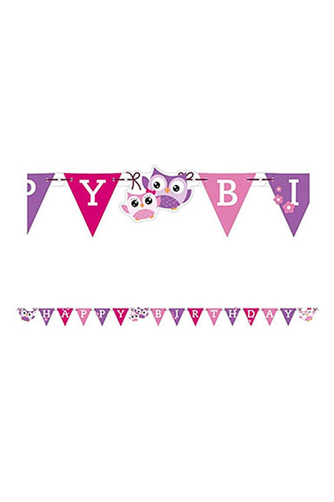 998350 Owls Party Banner