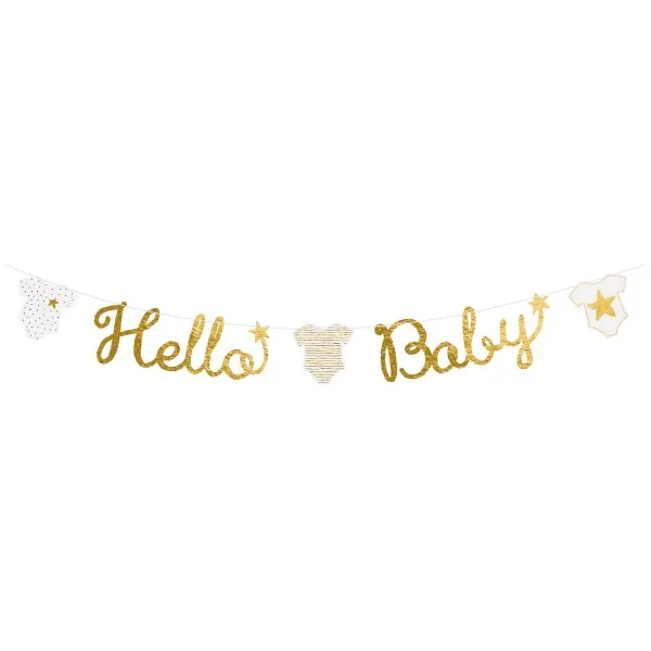 9913154 Hello Baby Letter Banner