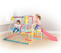 2042 4-in-1 Climb N Slide Swing Set