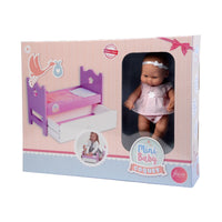 28007 Wooden bed with drawer and doll