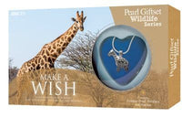WP57 Giraffe Pearl Gift set with Wildlife Pendant