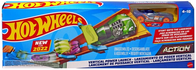 HFY69 Hot Wheels Action Vertical Power Launch Track Set