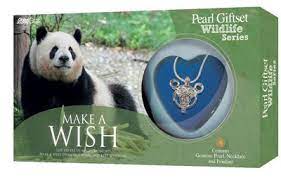 WP58 Panda Pearl Giftset with Wildlife Pendant